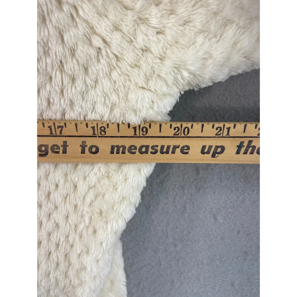 Columbia Jacket Womens Sz M Fire Side II Sherpa Fleece Full Zip Cream